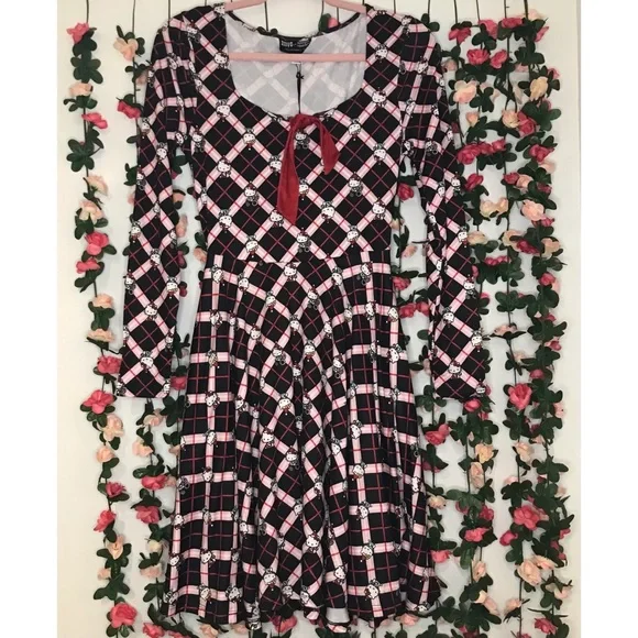 Hello Kitty | Dresses | Sanrio Hello Kitty X Unique Vintage Holiday Christmas Plaid Print Dress Nwt | Poshmark Hello Kitty | Dresses | Sanrio Hello Kitty X Unique Vintage Holiday Christmas Plaid Print Dress Nwt | Poshmark
